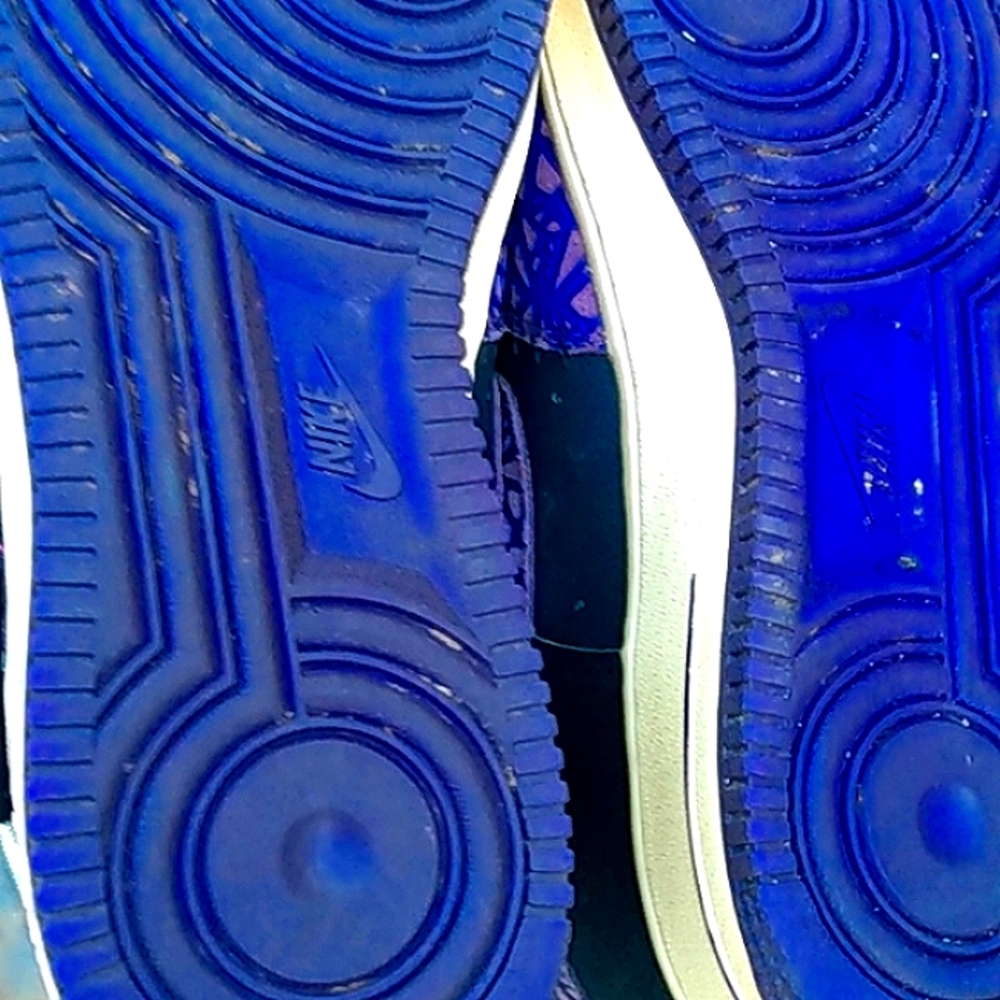 Air Force One 2012' Cracked purple/Safari reflective black, blue, cream/sail - Picture 9 of 10